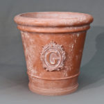 classic planter with letter