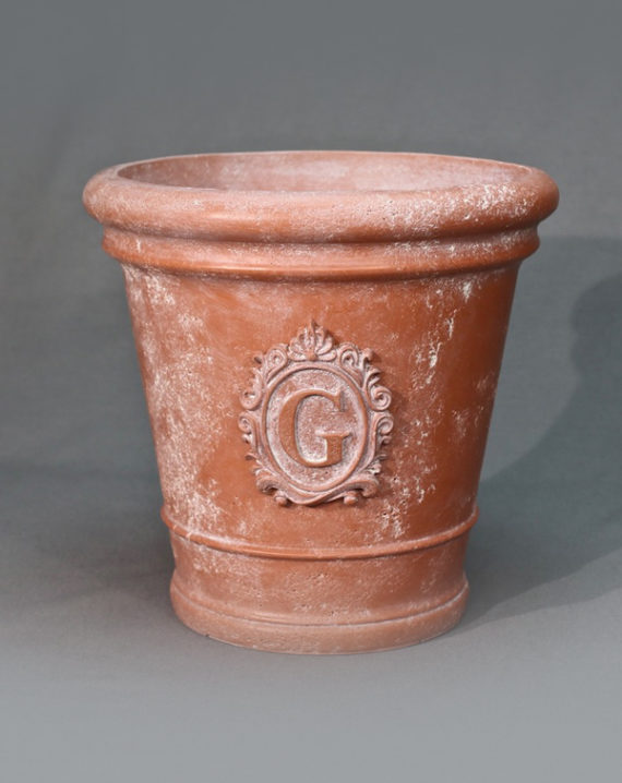 classic planter with letter